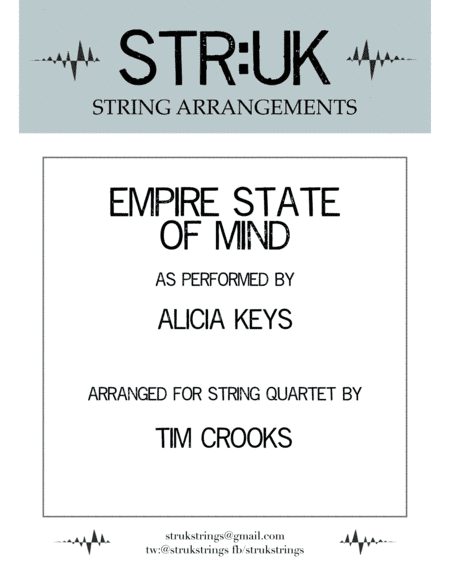 Empire State Of Mind (arr. Tim Crooks)