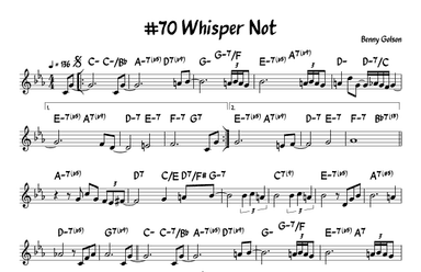 Whisper Not (arr. John Fries)