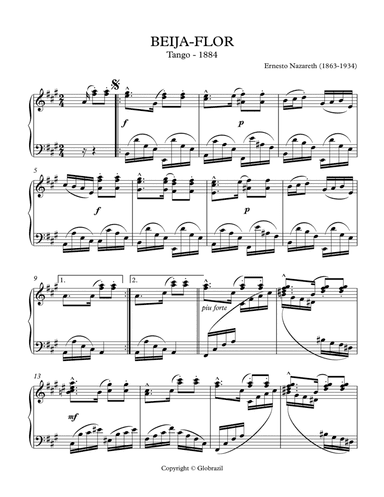 BEIJA-FLOR (arr. Globrazil)