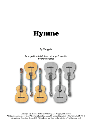 Hymne (arr. Derek Hasted)