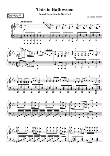 This Is Halloween (arr. Fátima Olivares)
