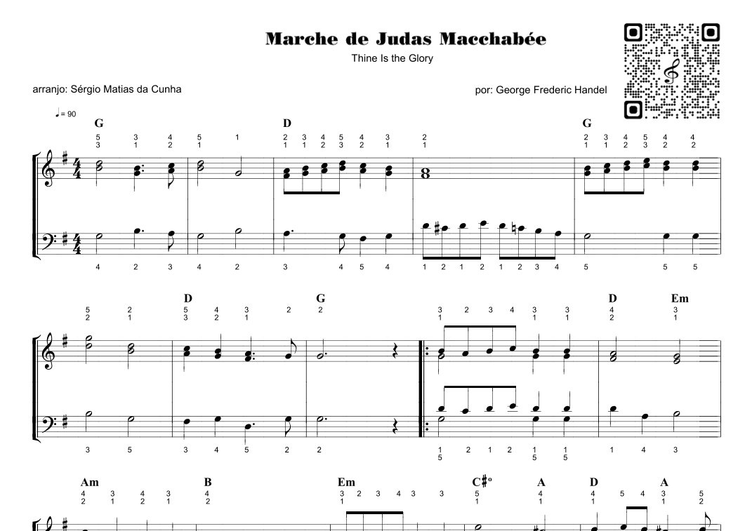 Marche de Judas Macchabée - Thine Is the Glory - fase1 (arr. Sérgio Matias da Cunha)