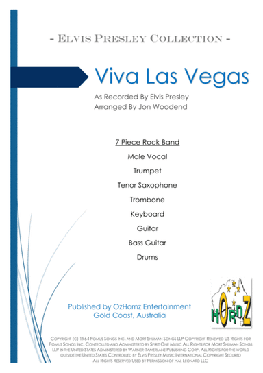 Viva Las Vegas  from VIVA LAS VEGAS (arr. Jon Woodend)