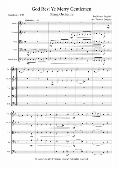 God Rest Ye Merry Gentlemen (arr. Thomas Quigley)