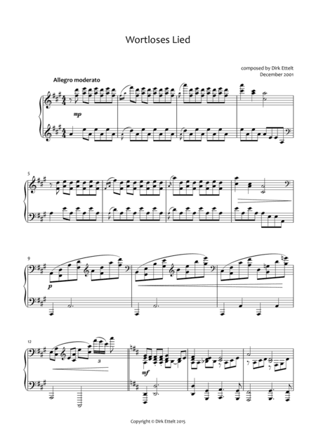 Wortloses Lied