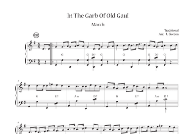 In The Garb Of Old Gaul (arr. Julia Gordon)
