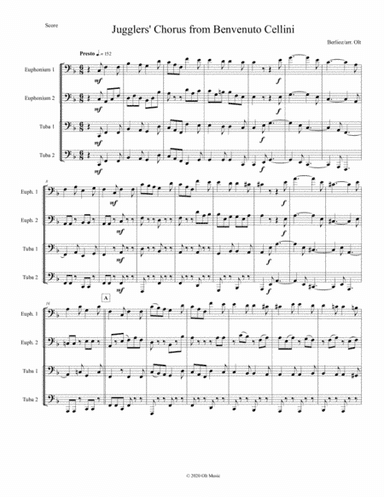 Jugglers' Chorus from Benevenuto Cellini (arr. Tim Olt)