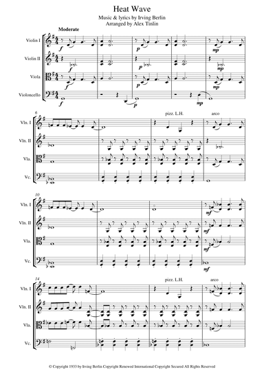 Heat Wave (arr. Alex Tinlin)