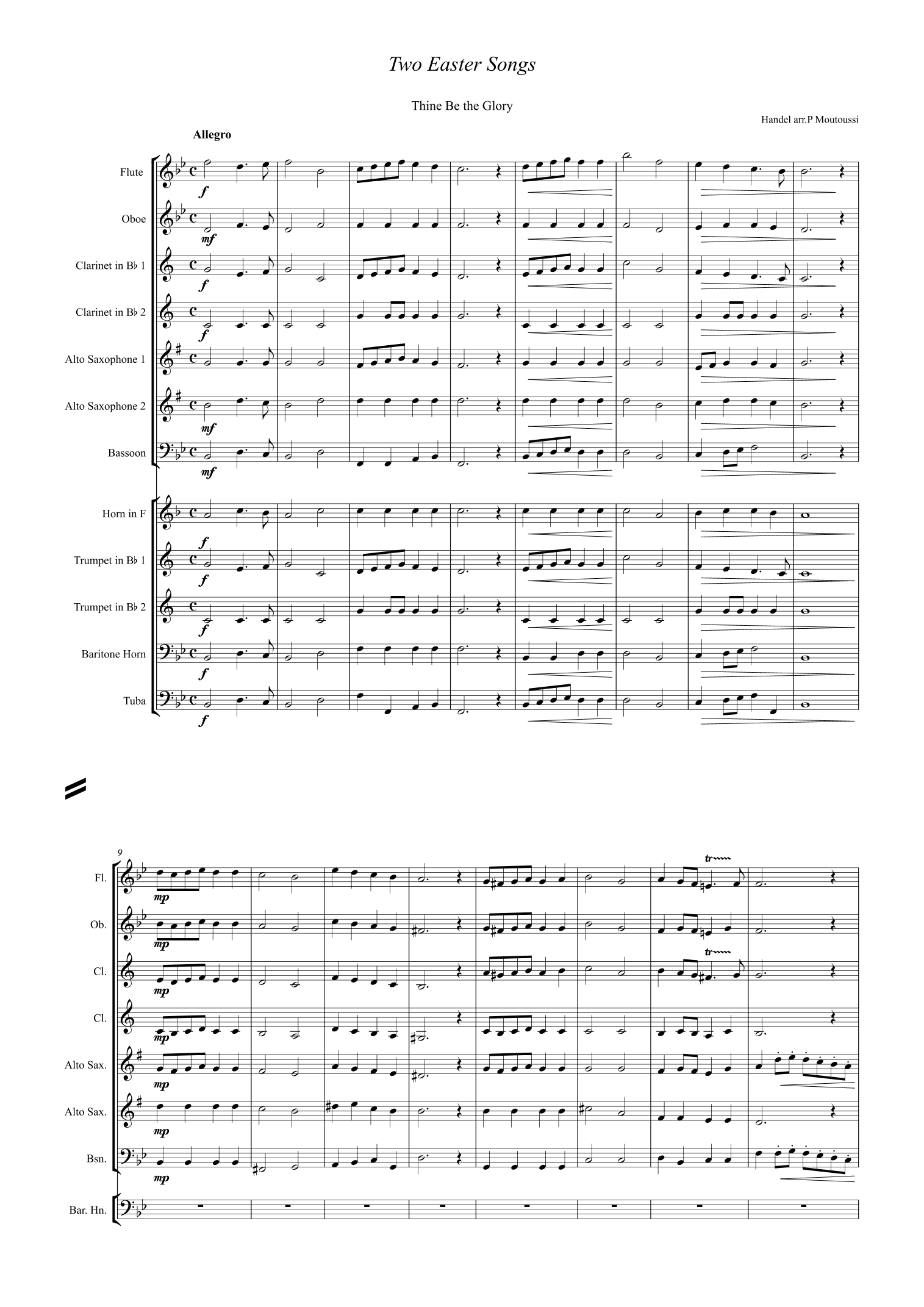 Two Easter Tunes (arr. PJM)