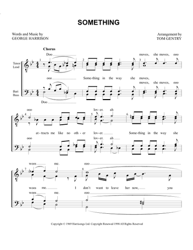 Something (arr. Tom Gentry)