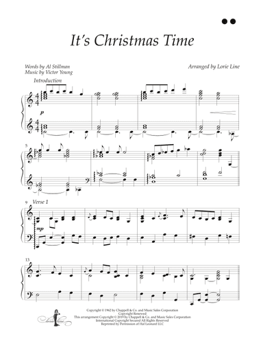 It's Christmas Time (arr. Lorie Line)