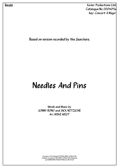 Needles And Pins (arr. Michael Storeton-West)