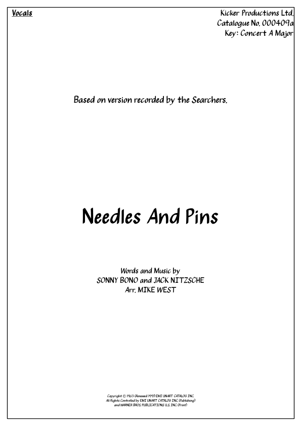 Needles And Pins (arr. Michael Storeton-West)