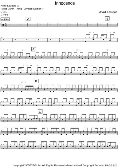 Innocence (arr. COPYDRUM)