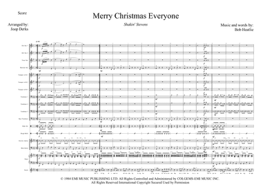 Merry Christmas Everyone (arr. Joop Derks)