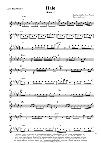 Halo (arr. Wesley S. SIlva)