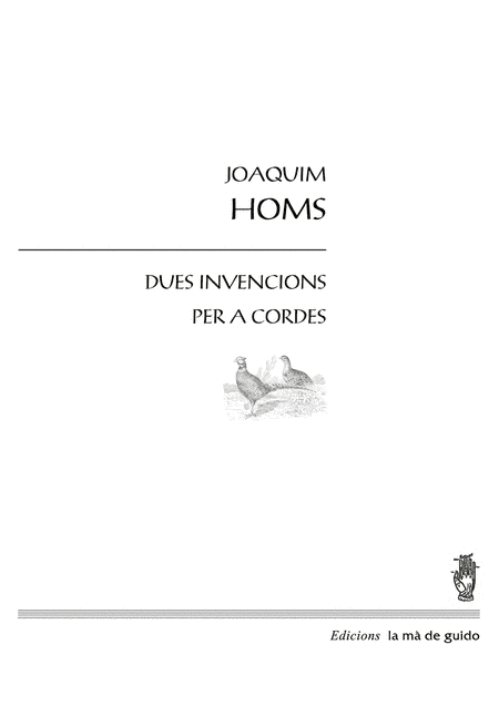 Dues invencions per a corda