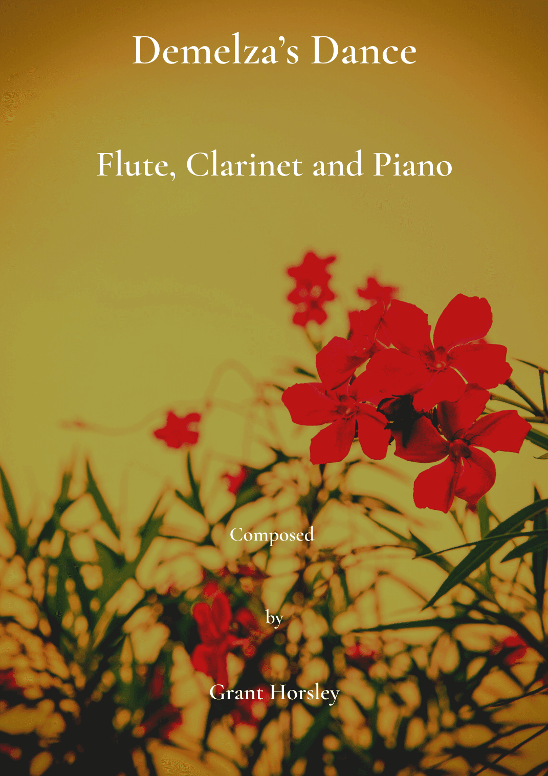Demelza's Dance. Original For Flute, Clarinet and Piano.