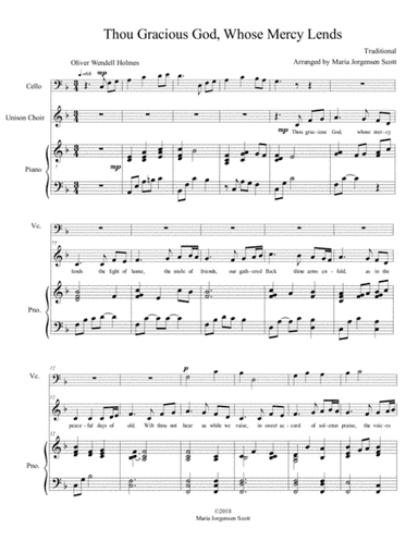 Thou Gracious God, Whose Mercy Lends (arr. Maria Jorgensen Scott)