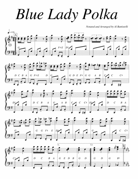 Blue Lady Polka