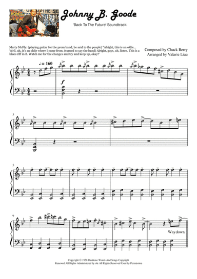 Johnny B. Goode (arr. Harmony Valarie @ Teacher Valarie)