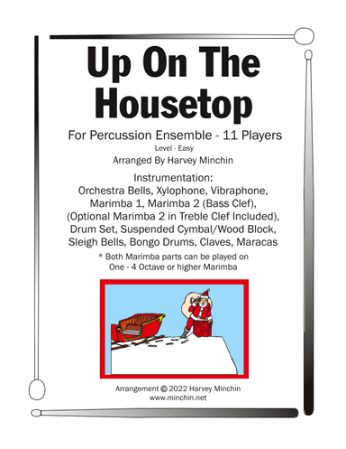 Up On The Housetop for Percussion Ensemble (arr. Harvey Minchin)