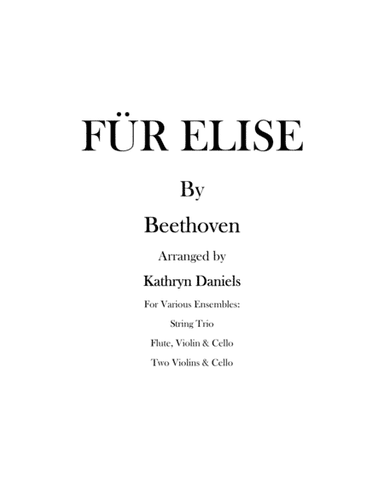 Fur Elise (arr. Kathryn Daniels)