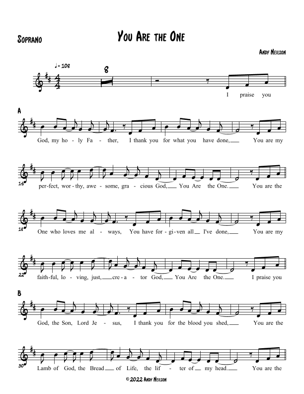 You Are the One - Soprano