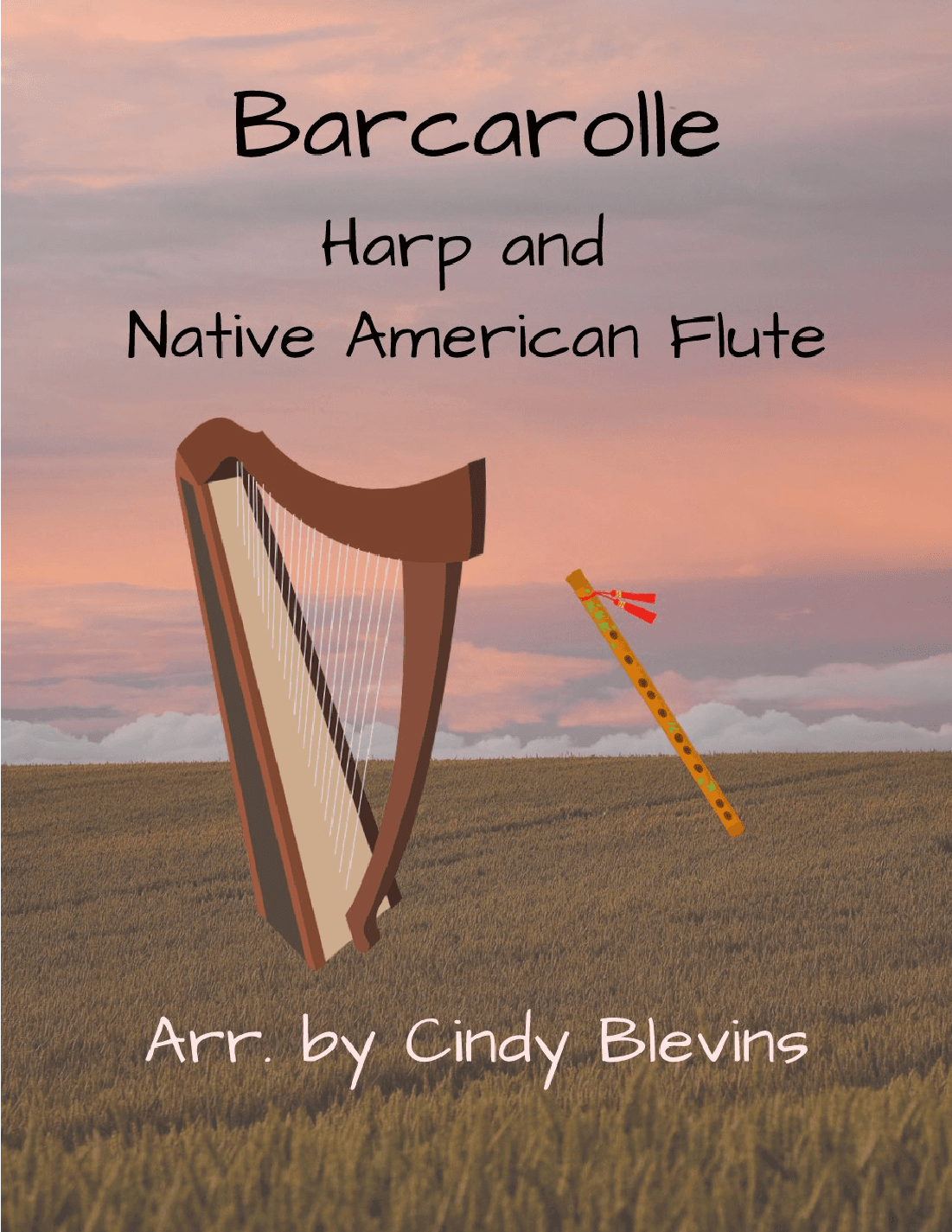 Barcarolle, for Harp and Native American Flute (arr. Cindy Blevins)