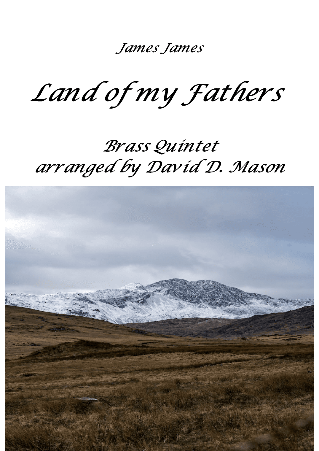Land of my Fathers (arr. David Mason)