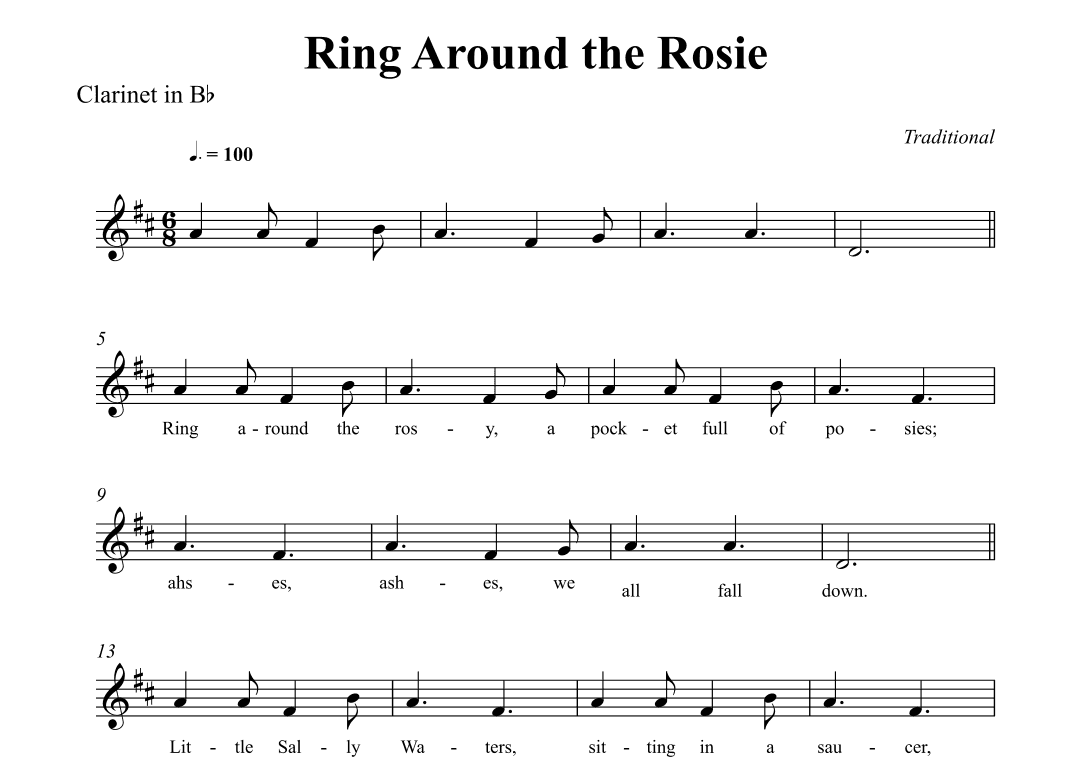Ring Around the Rosie (arr. Wesley S. SIlva)