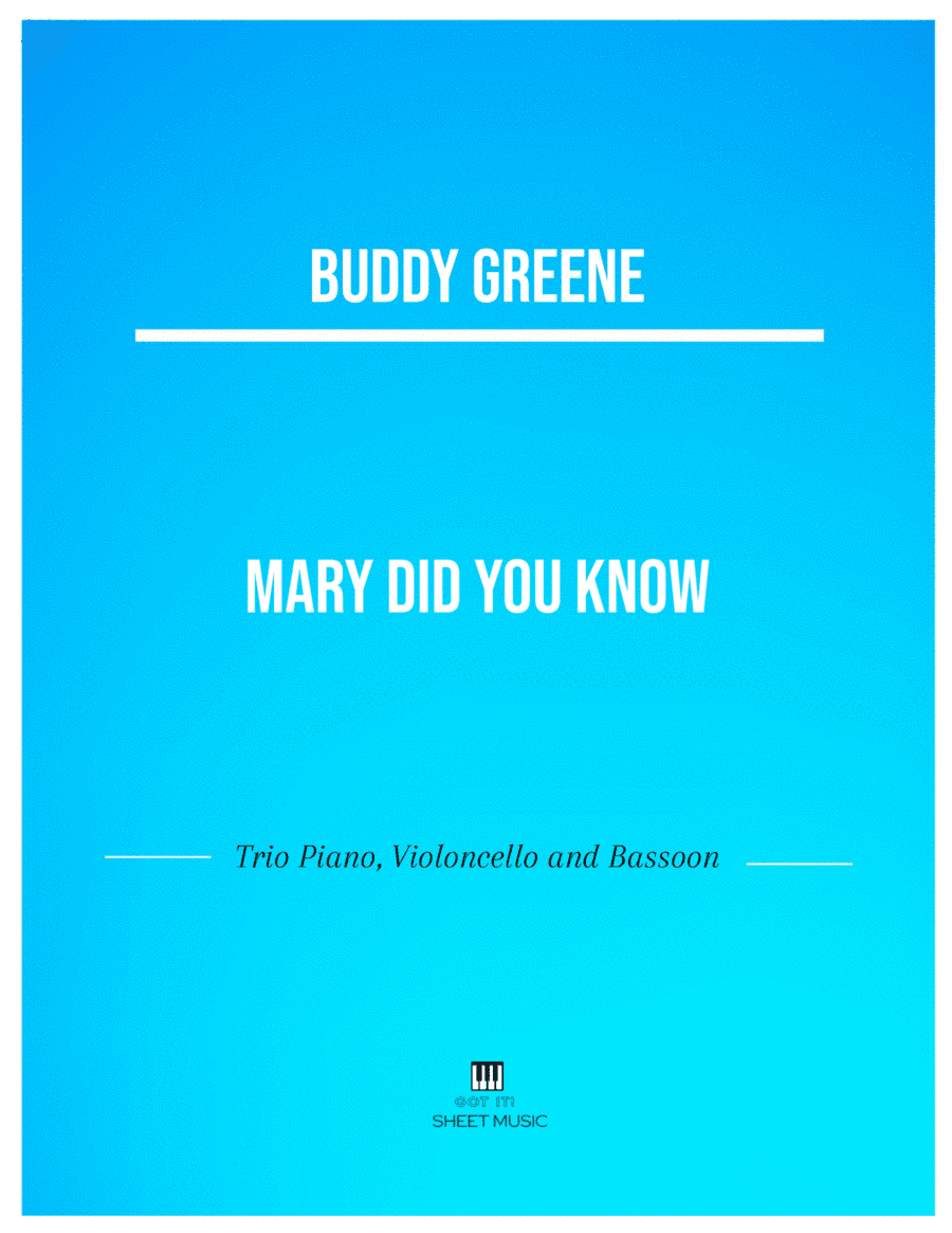 Mary, Did You Know? (arr. ANDRE LAITANO)