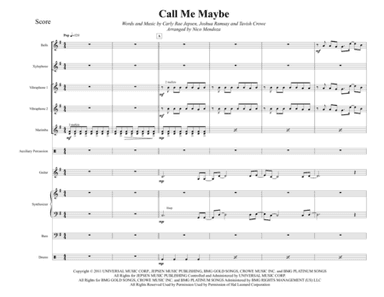 Call Me Maybe (arr. Nico Mendoza)