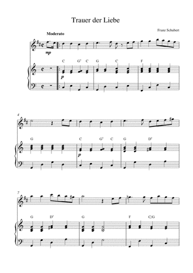 Trauer der Liebe (arr. Kaiserin Rebecca)