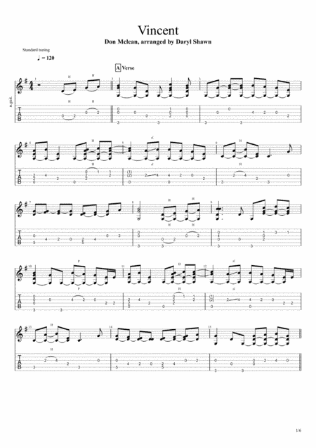Vincent (Starry Starry Night) (arr. Daryl Shawn)