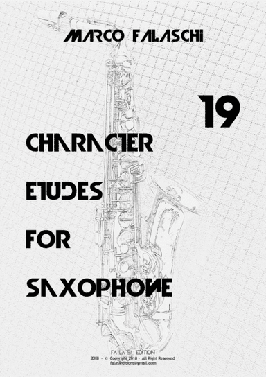 19 character studies for saxophone
