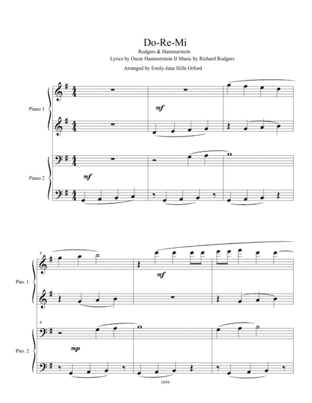 Do-Re-Mi (arr. Emily-Jane Hills Orford)