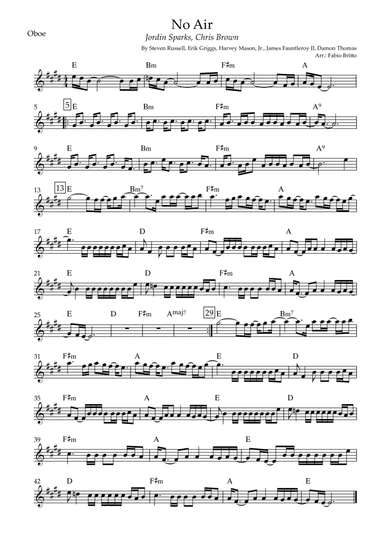 No Air (arr. Fabio Britto)