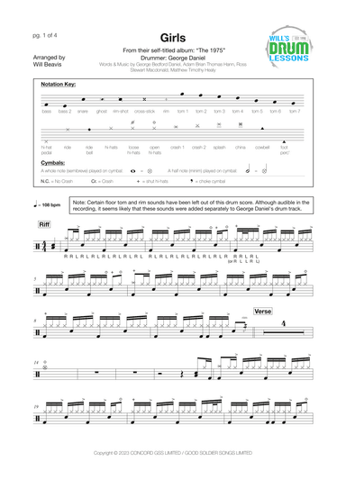 Girls (arr. Will Beavis)