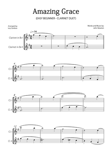 Amazing Grace (arr. Iury Cardoso)