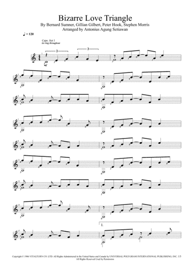 Bizarre Love Triangle (arr. Antonius Agung Setiawan)