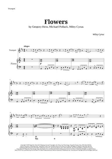 Flowers (arr. Langanho)