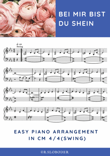 Bei Mir Bist Du Schein. Easy piano arrangement (arr. R.Sloboder)