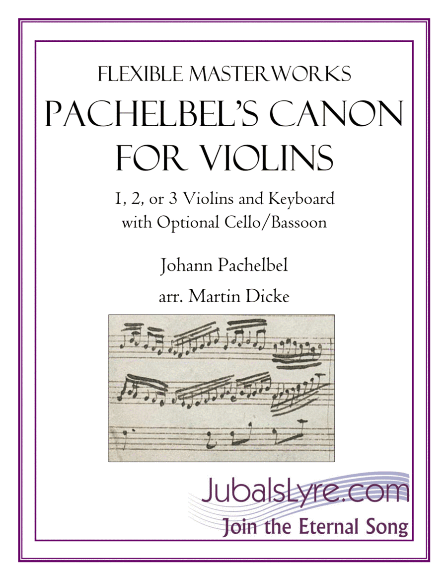 Canon (Violin and Keyboard) (arr. Martin Dicke)