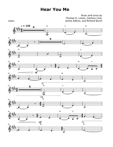 Hear You Me (arr. David Lartey)