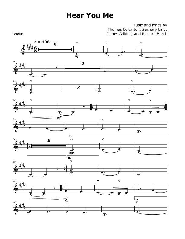 Hear You Me (arr. David Lartey)