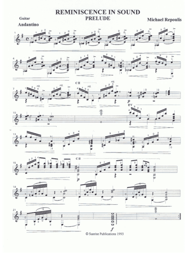 Reminiscence in Sound - Prelude