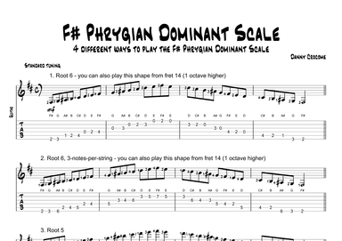F# Phrygian Dominant Scale (4 Ways to Play)