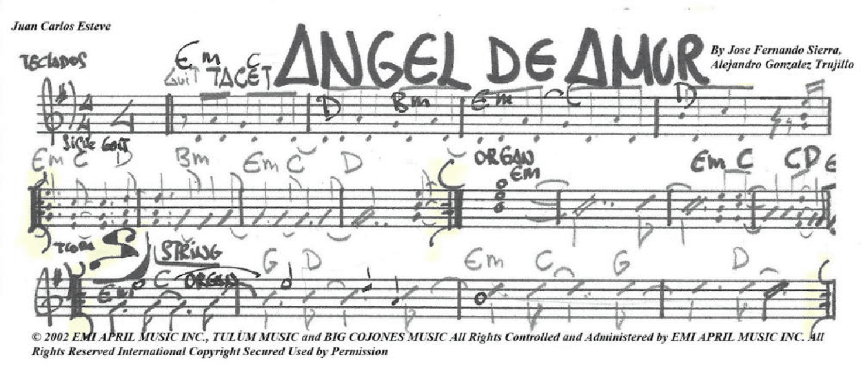 Angel De Amor (arr. juan carlos esteve / Gran Coda)