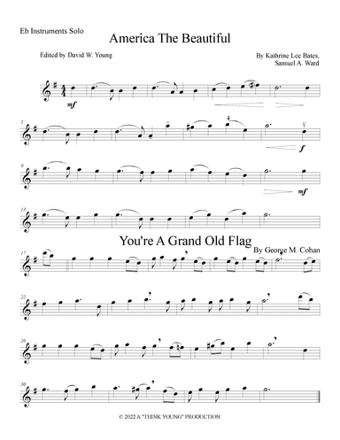 Six Solo Patriotic Selections For Eb Instruments (arr. David W. Young)
